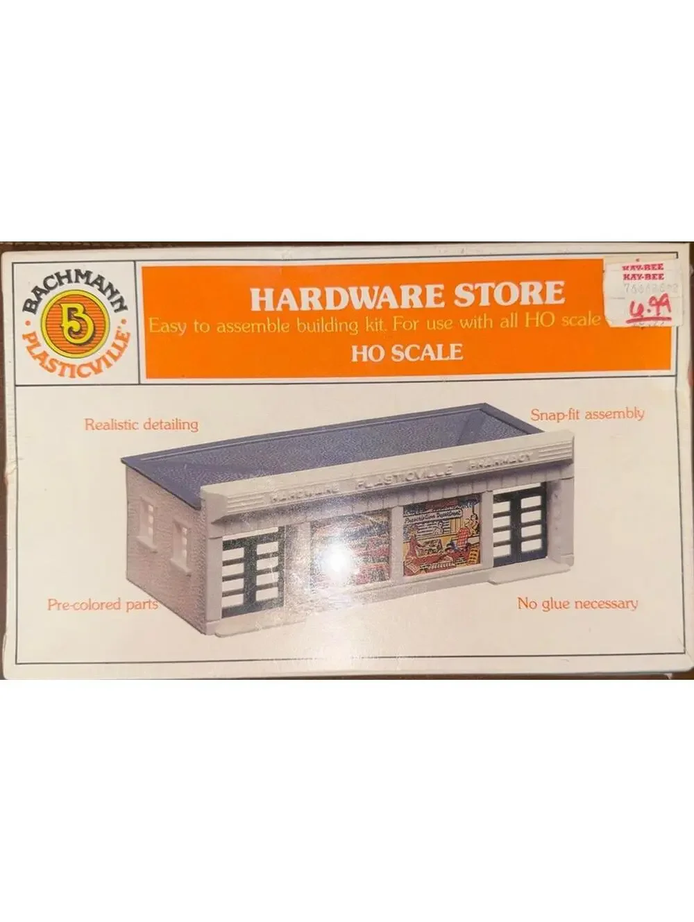 Bachmann Model Kit (HO Scale) Hardware Store SW New And Sealed